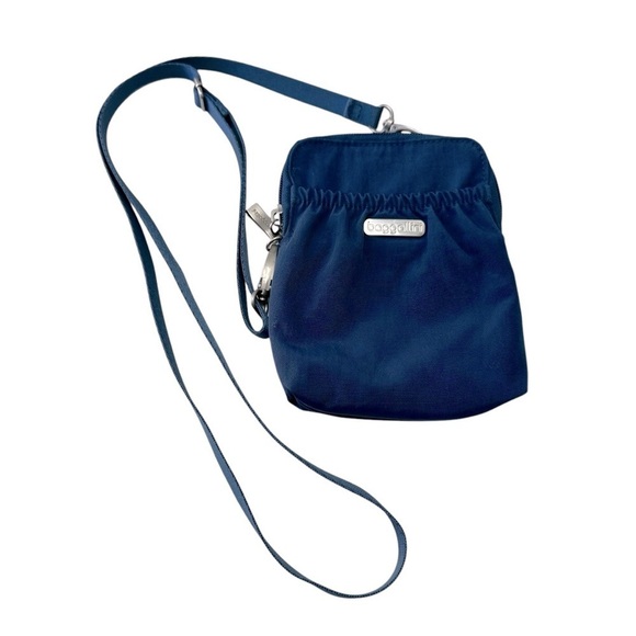 Baggallini Take Two Bryant RFID Protection Crossbody Bag, Blue - Picture 1 of 7